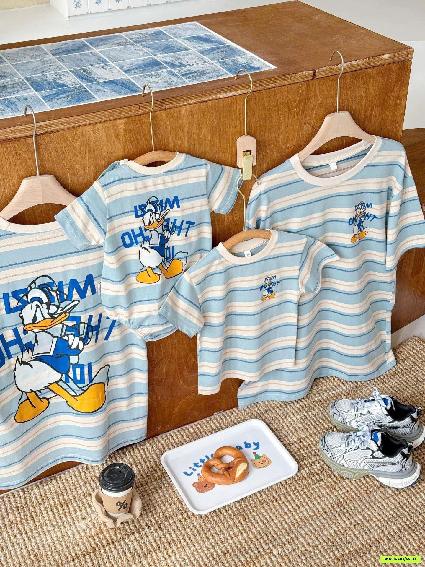 ÁO KẺ GIA ĐÌNH VỊT DONAL