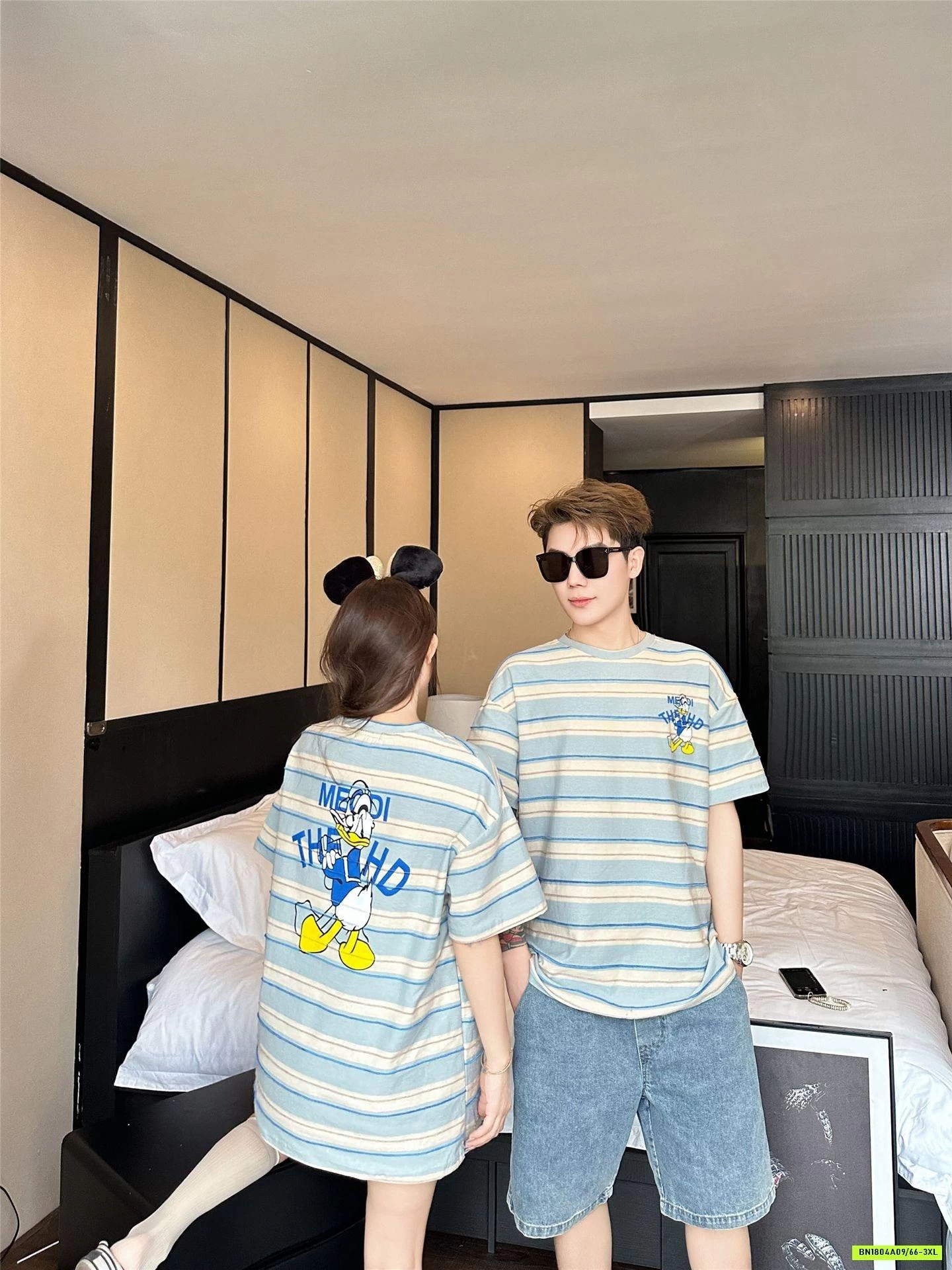 ÁO KẺ GIA ĐÌNH VỊT DONAL