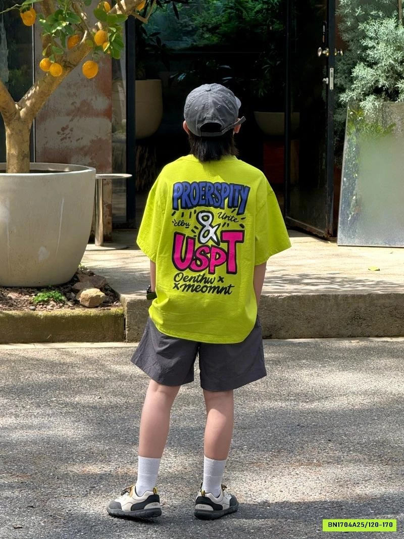 ÁO THUN USPT MÀU NEON CÁ TÍNH