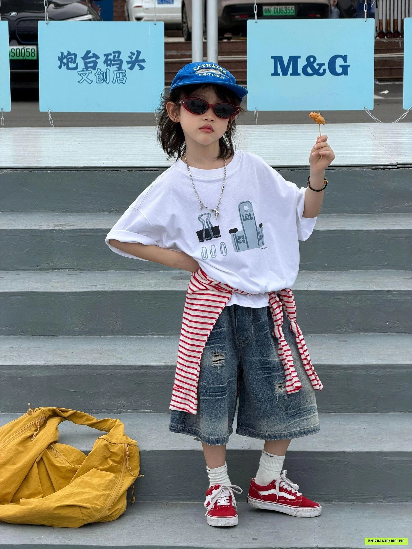 SHORT JEANS BẠC MÀU RÁCH GỐI WUDIBOOM