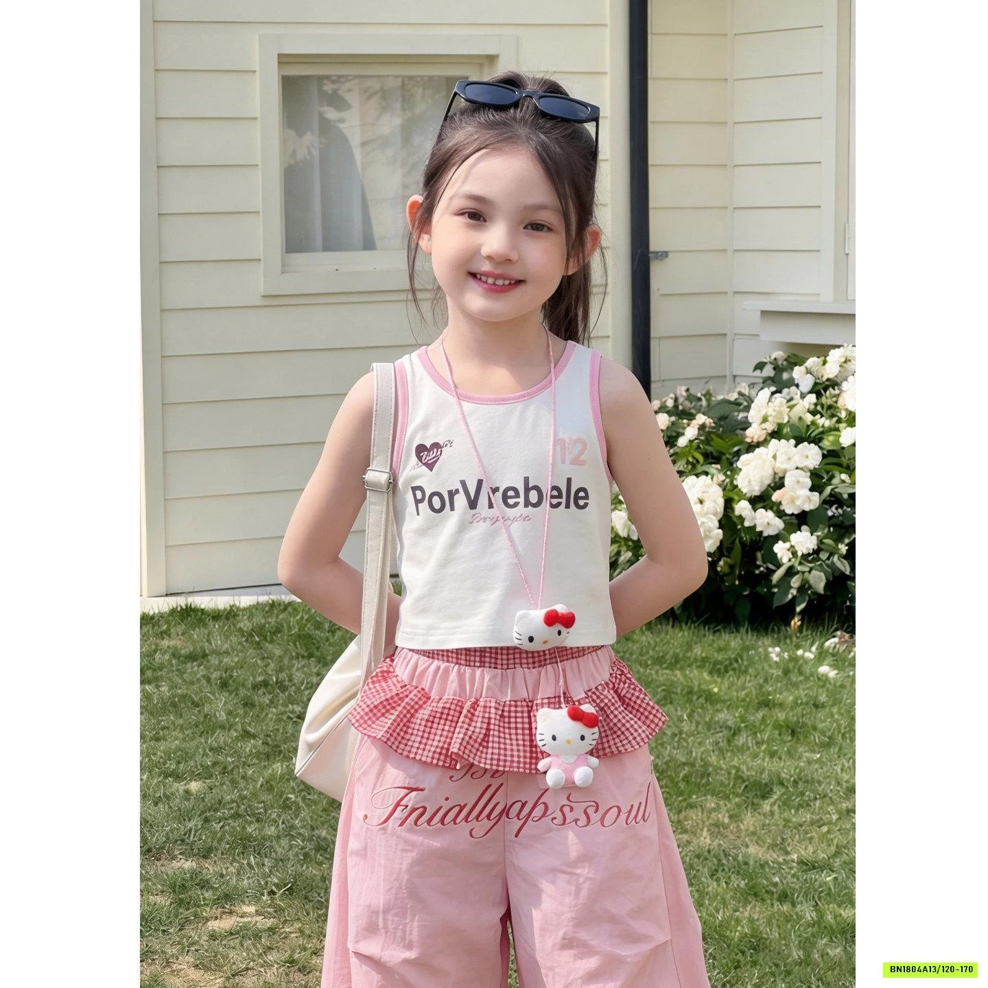 ÁO SÁT NÁCH MIX QUẦN GIÓ SUÔNG HỒNG