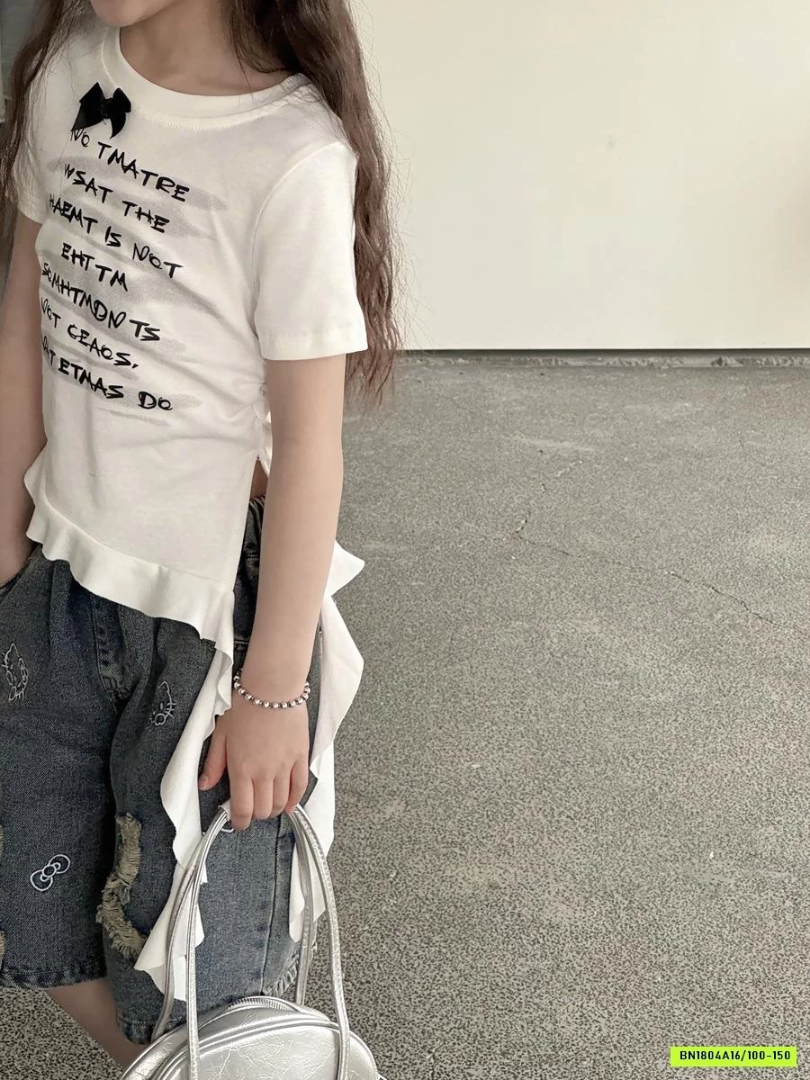 ÁO THUN VẠT TUA RUA YUKIDS