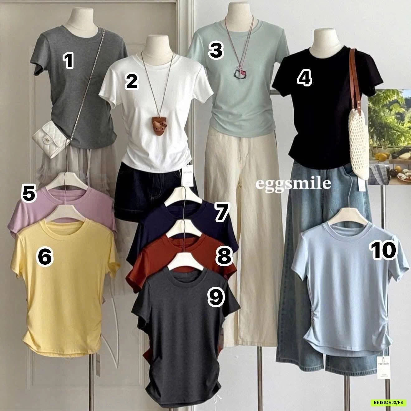 ÁO THUN RÚT EO EGGSMILE