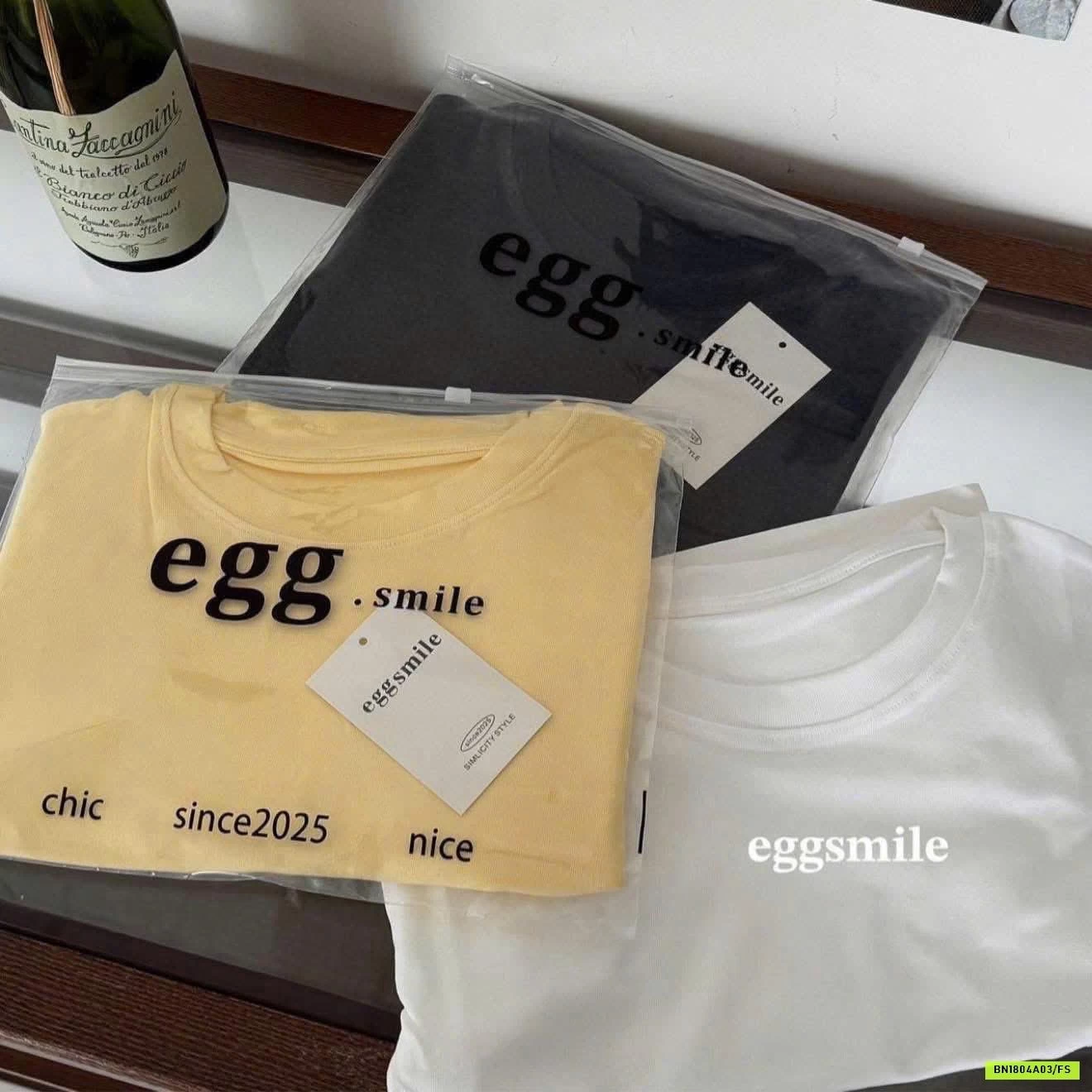 ÁO THUN RÚT EO EGGSMILE