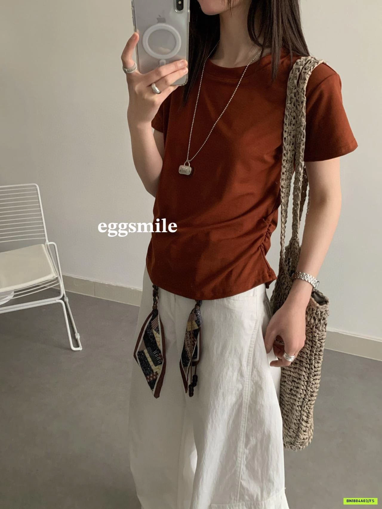 ÁO THUN RÚT EO EGGSMILE