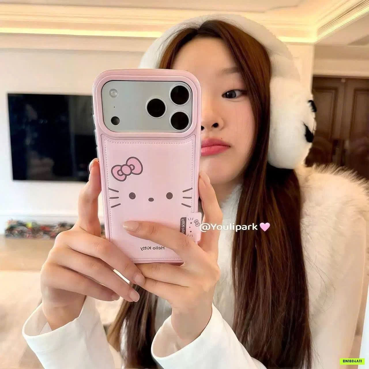 ỐP ĐIỆN THOẠI KITTY HỒNG