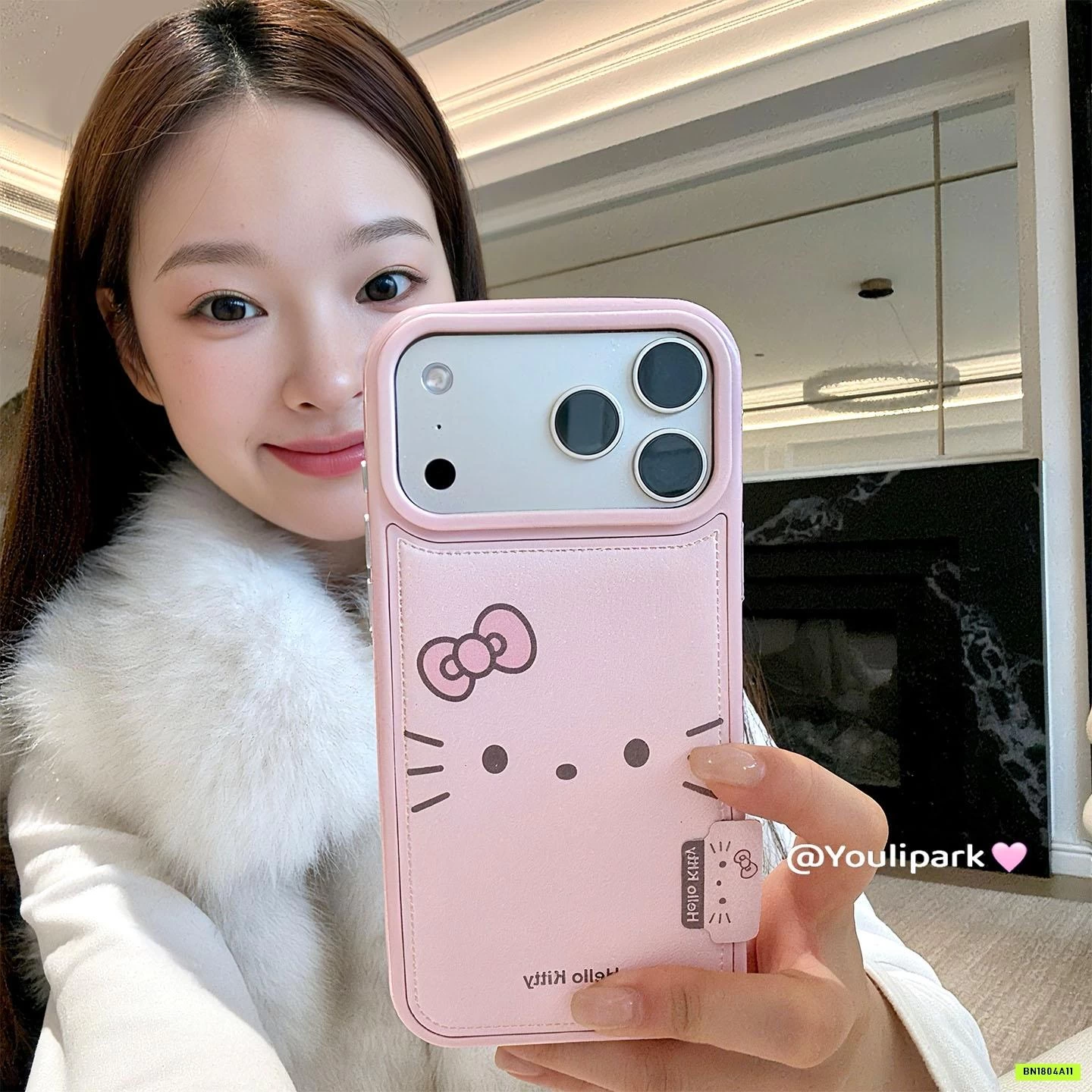 ỐP ĐIỆN THOẠI KITTY HỒNG