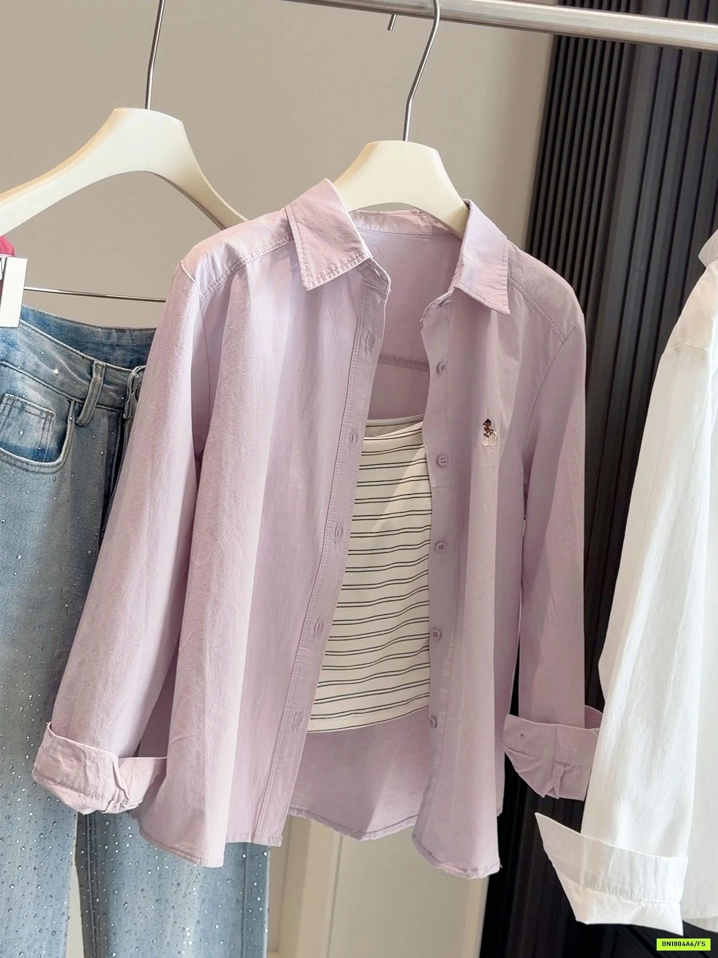 SƠ MI KHÔ HÀN THÊU LOGO ANNA