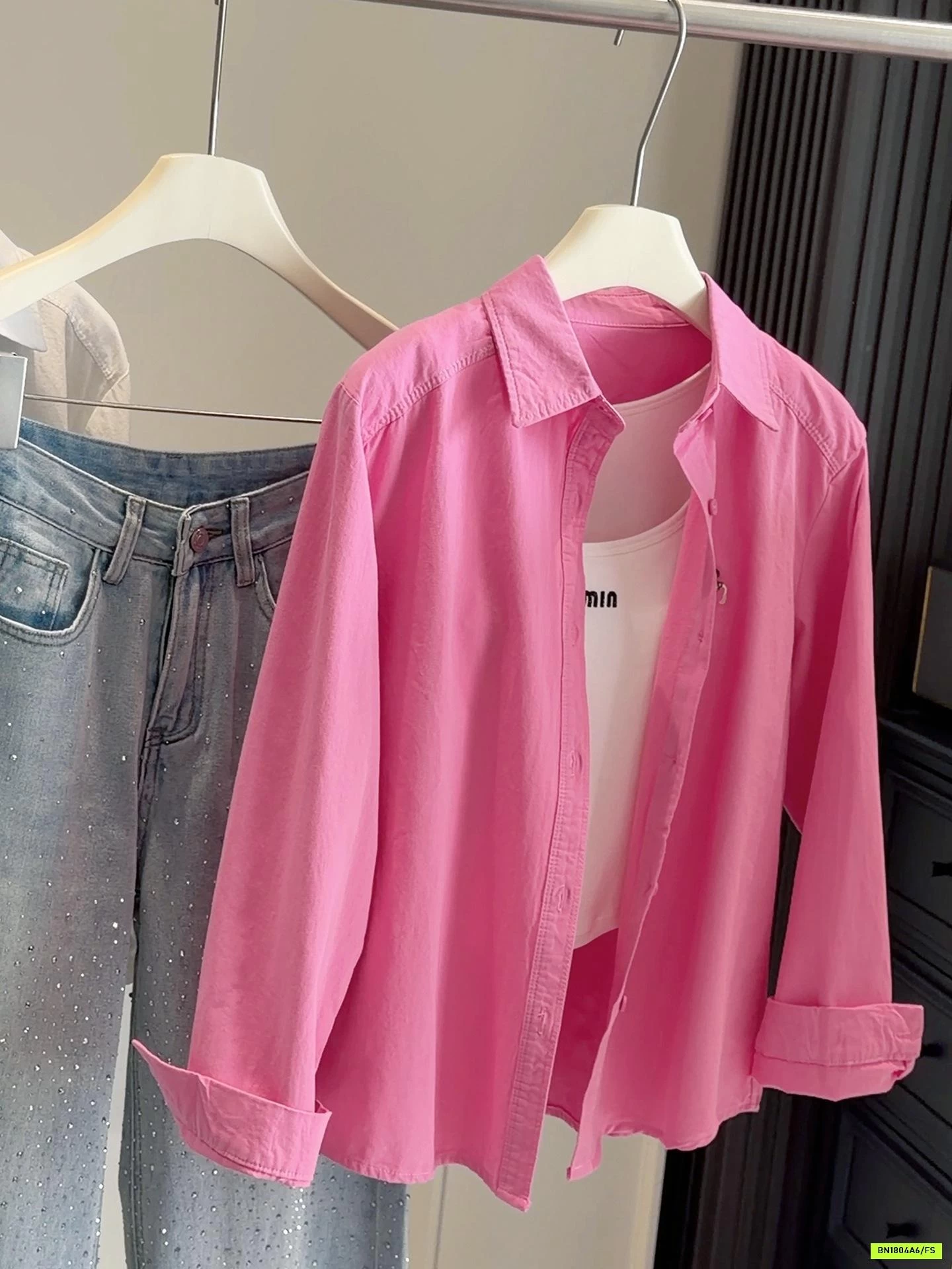 SƠ MI KHÔ HÀN THÊU LOGO ANNA