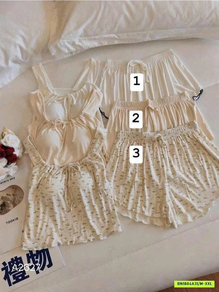 BỘ NGỦ 2 DÂY KÈM BRA