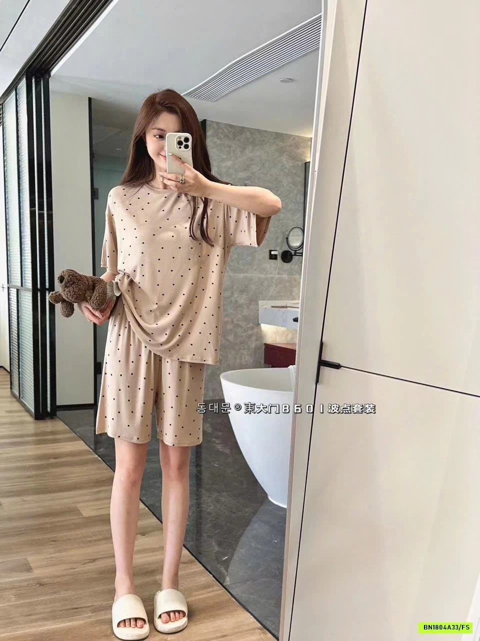 BỘ MẶC NHÀ CHẤM BI