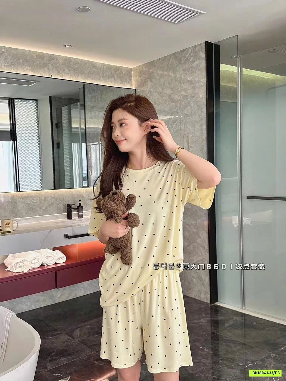 BỘ MẶC NHÀ CHẤM BI