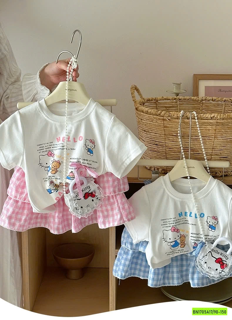 SÉT ÁO KITTY MIX CV CARO