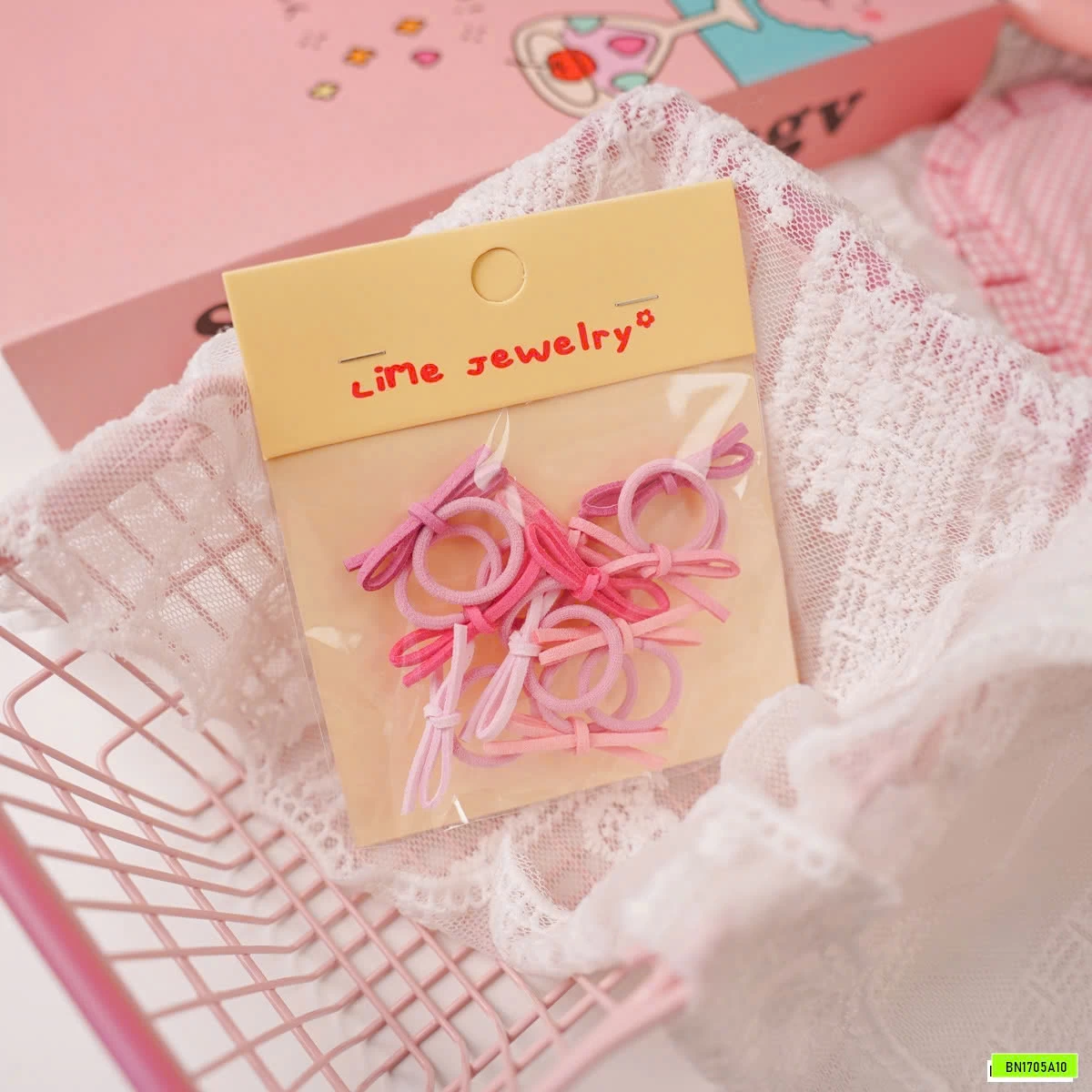 SÉT 40 CHUN BUỘC TÓC NƠ