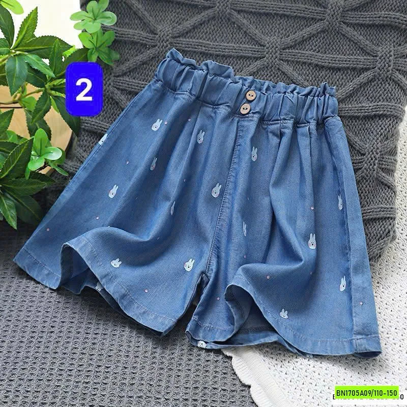 QUẦN SHORT DENIM GIẤY BÉ