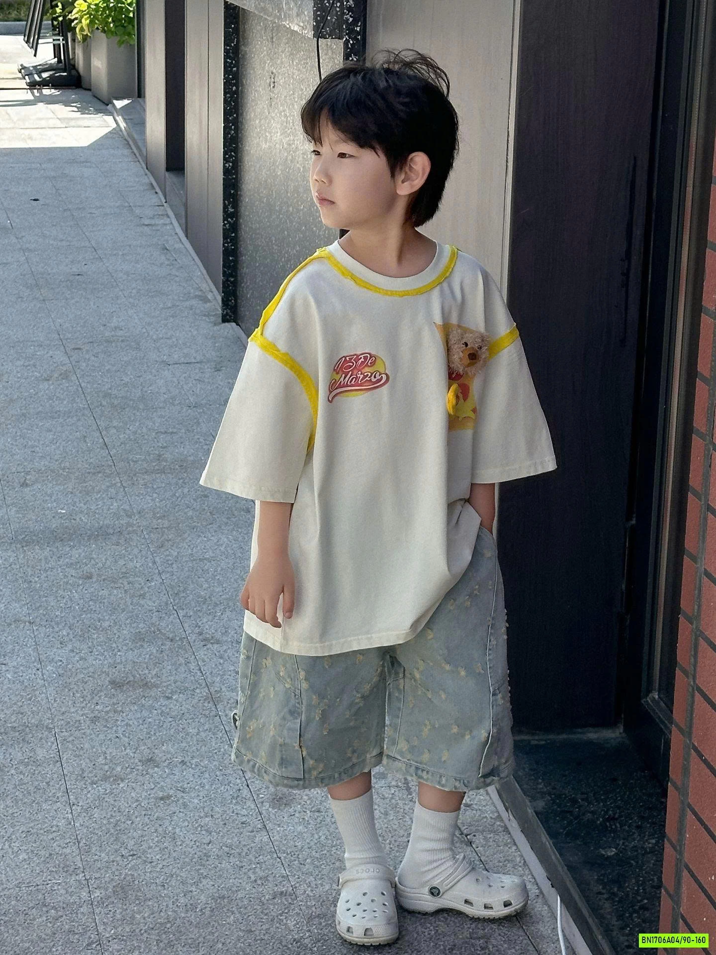 ÁO THUN GẮN GẤU