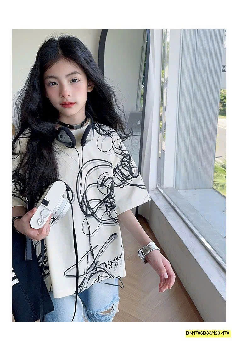 SET ÁO THUN HỌA TIẾT MIX JEAN NGỐ