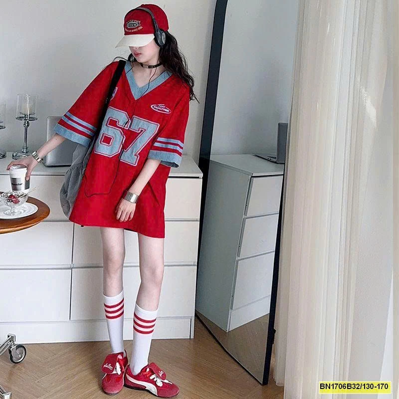 ÁO THUN SỐ 67 DÁNG RỘNG