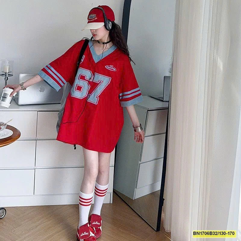 ÁO THUN SỐ 67 DÁNG RỘNG