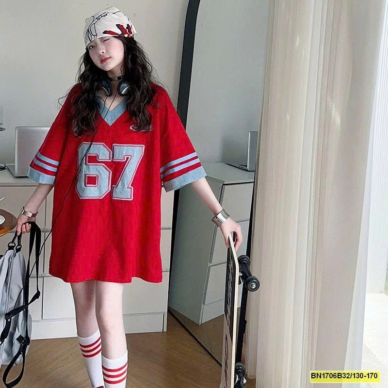 ÁO THUN SỐ 67 DÁNG RỘNG