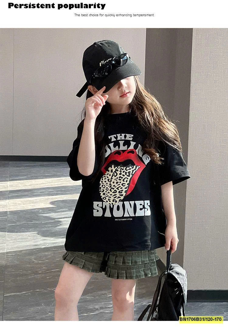 ÁO THUN ĐEN CÁ TÍNH MIX SHORT JEAN