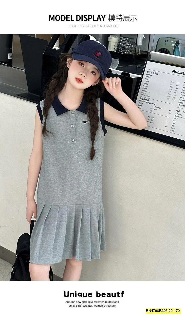 ĐẦM POLO XẾP LY