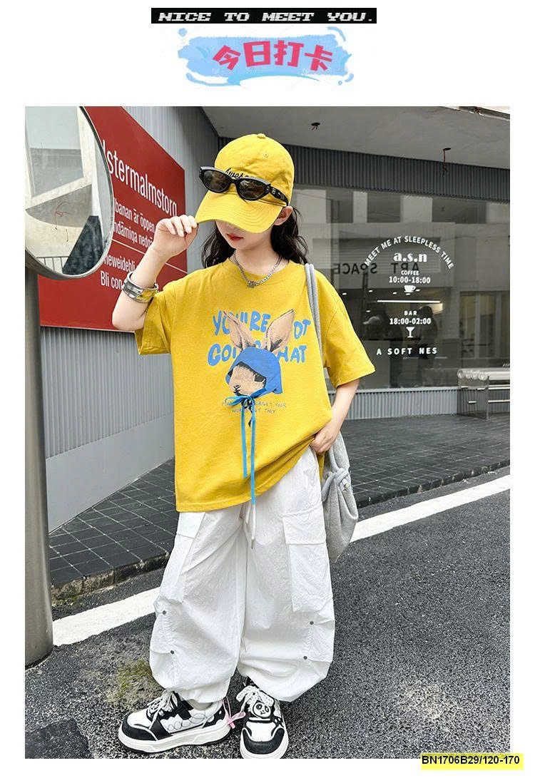 SÉT ÁO THUN THỎ MIX QUẦN TÚI HỘP