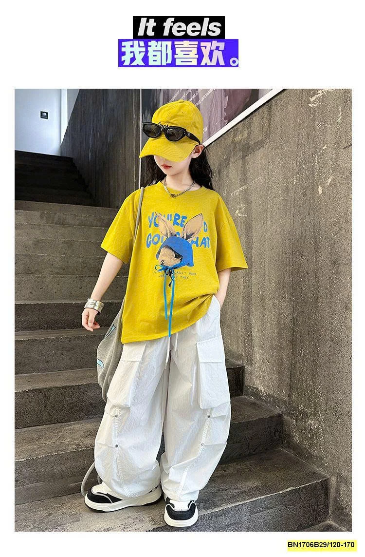 SÉT ÁO THUN THỎ MIX QUẦN TÚI HỘP