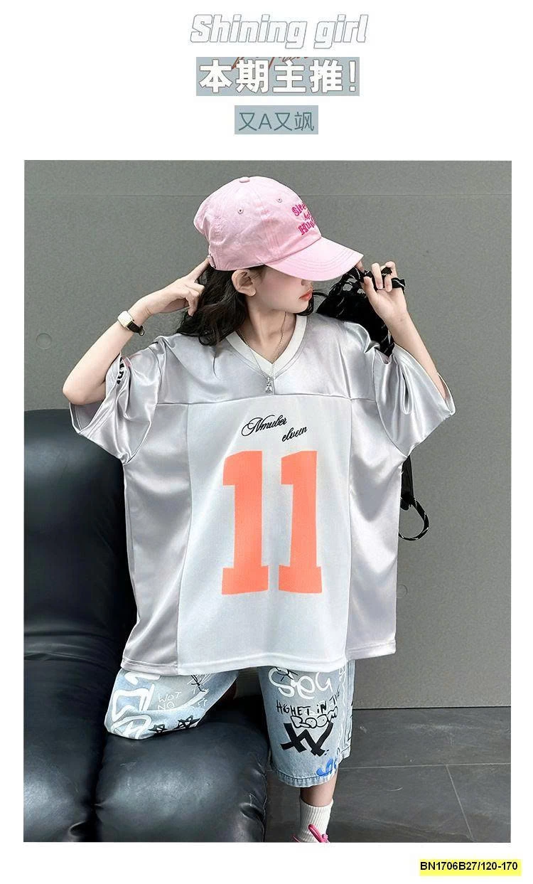 SÉT ÁO THUN BẠC SỐ 11 MIX QUẦN JEAN IN HÌNH