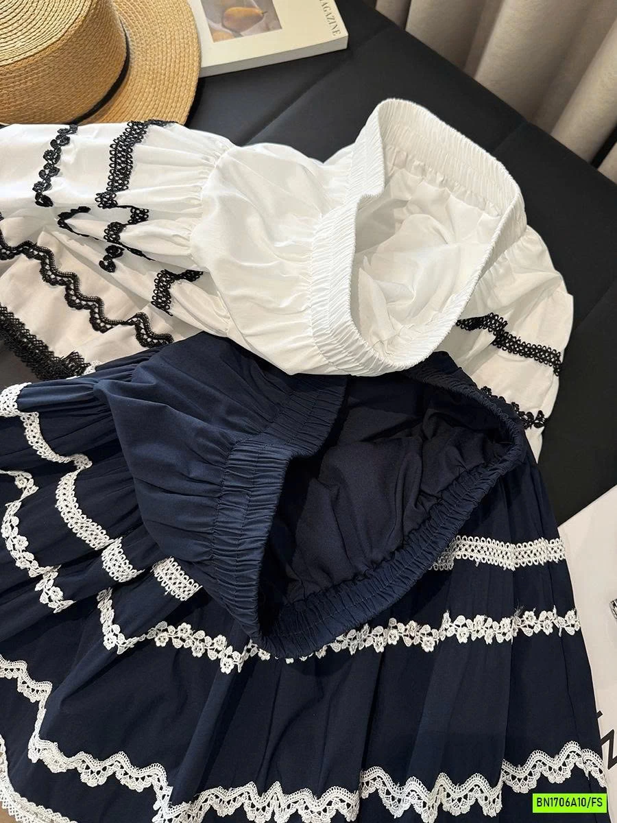 CHÂN VÁY PHỐI VIỀN ANNA