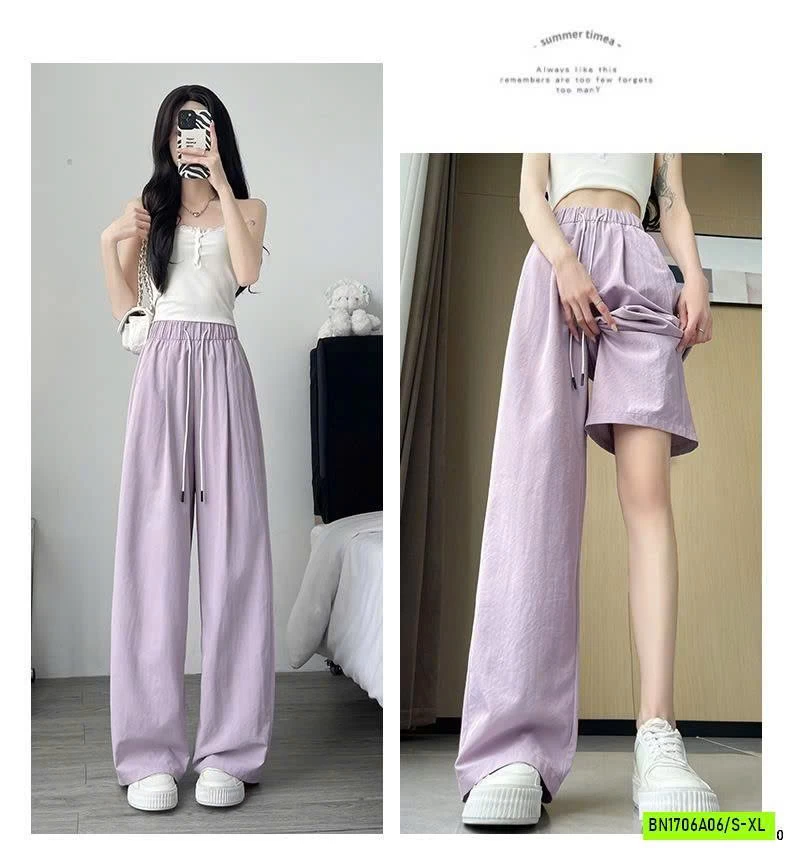 QUẦN ỐNG RỘNG NỮ CẠP CHUN