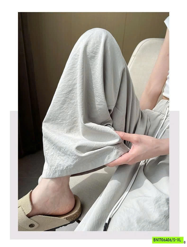 QUẦN ỐNG RỘNG NỮ CẠP CHUN