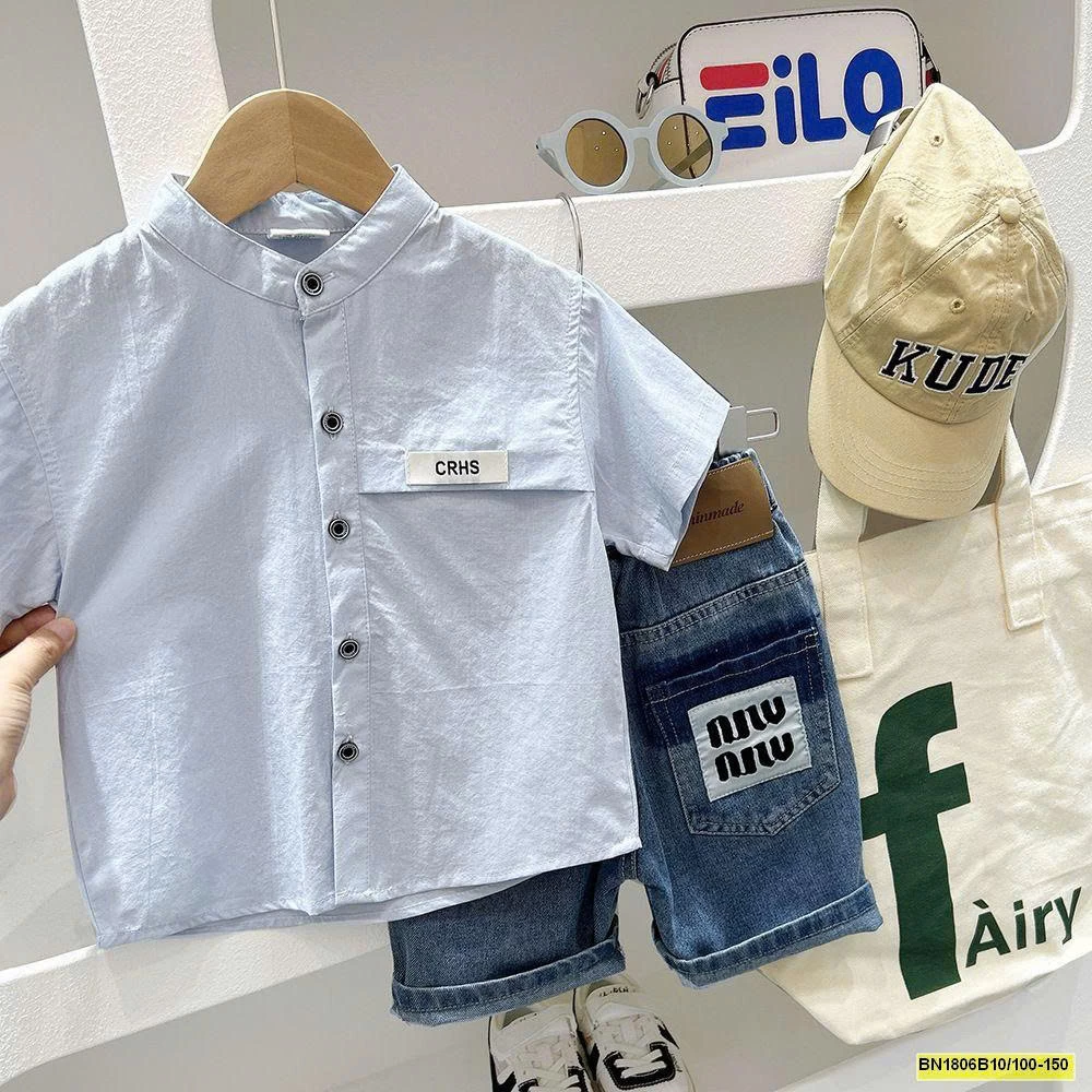 ÁO SƠ MI CỔ TÀU KACADY