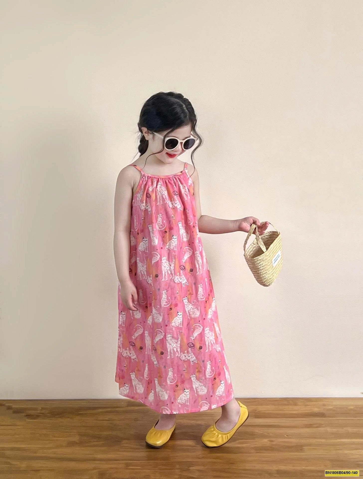 ĐẦM 2 DÂY CON MÈO HỒNG