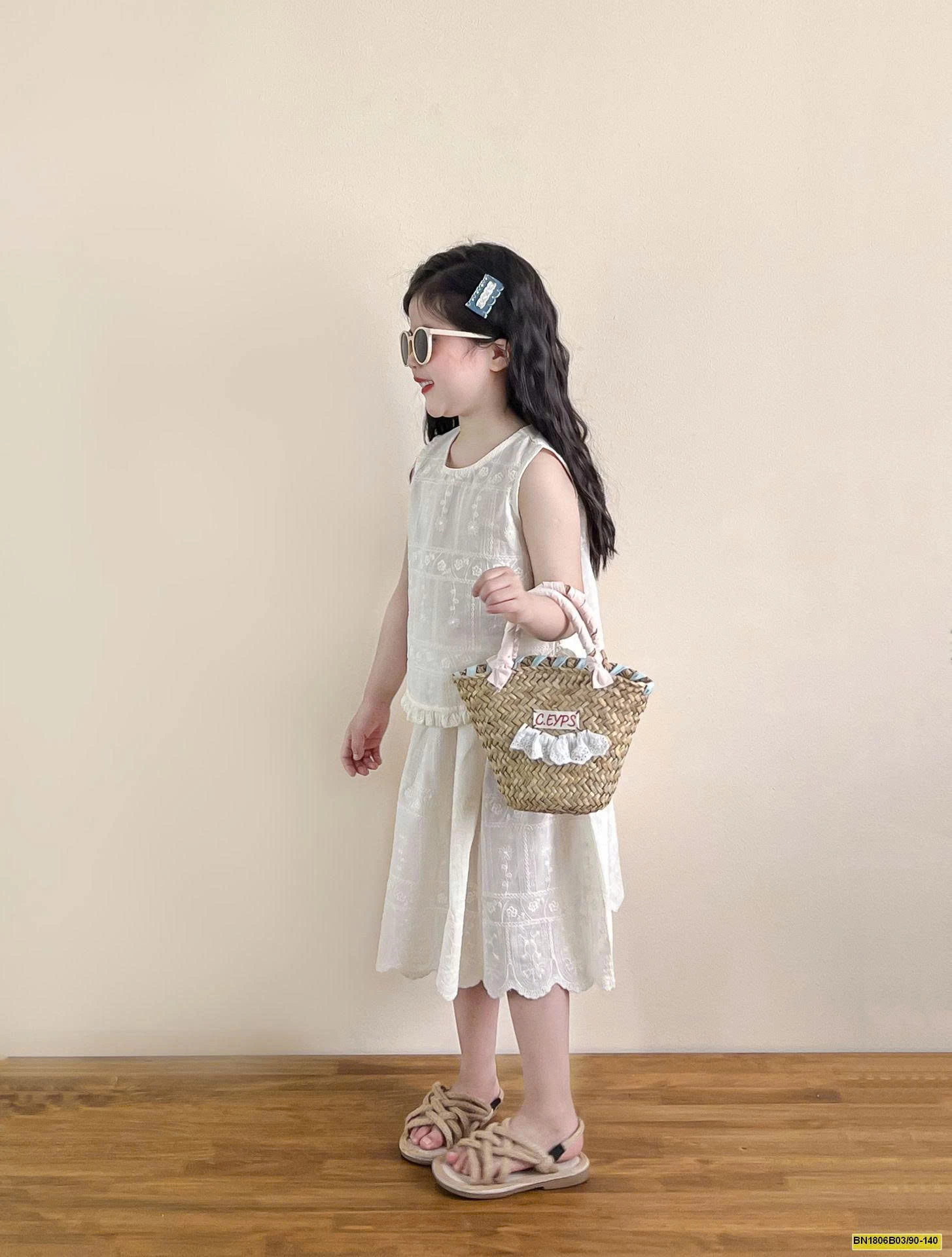 SET REN TRẮNG THÊU HỌA TIẾT