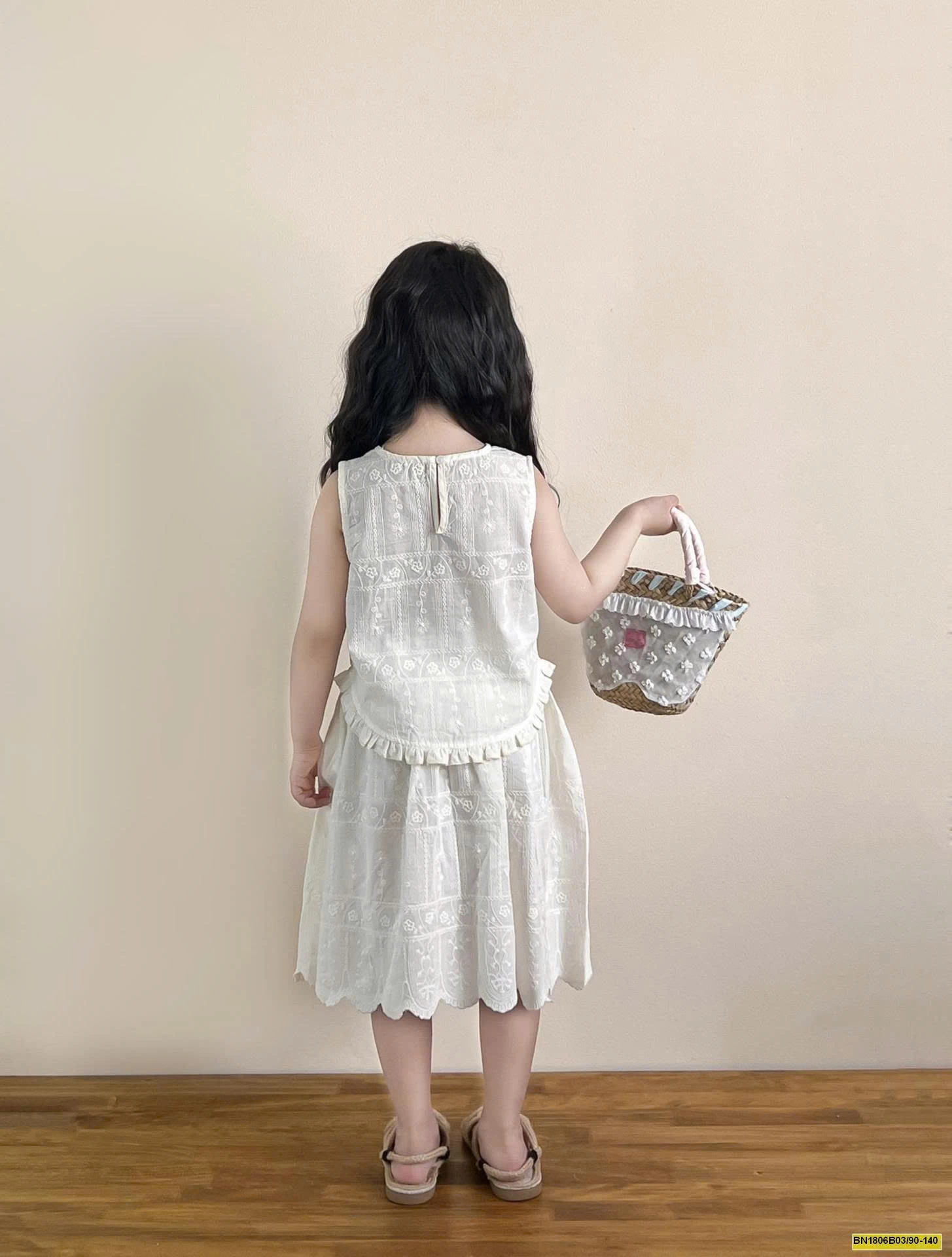 SET REN TRẮNG THÊU HỌA TIẾT