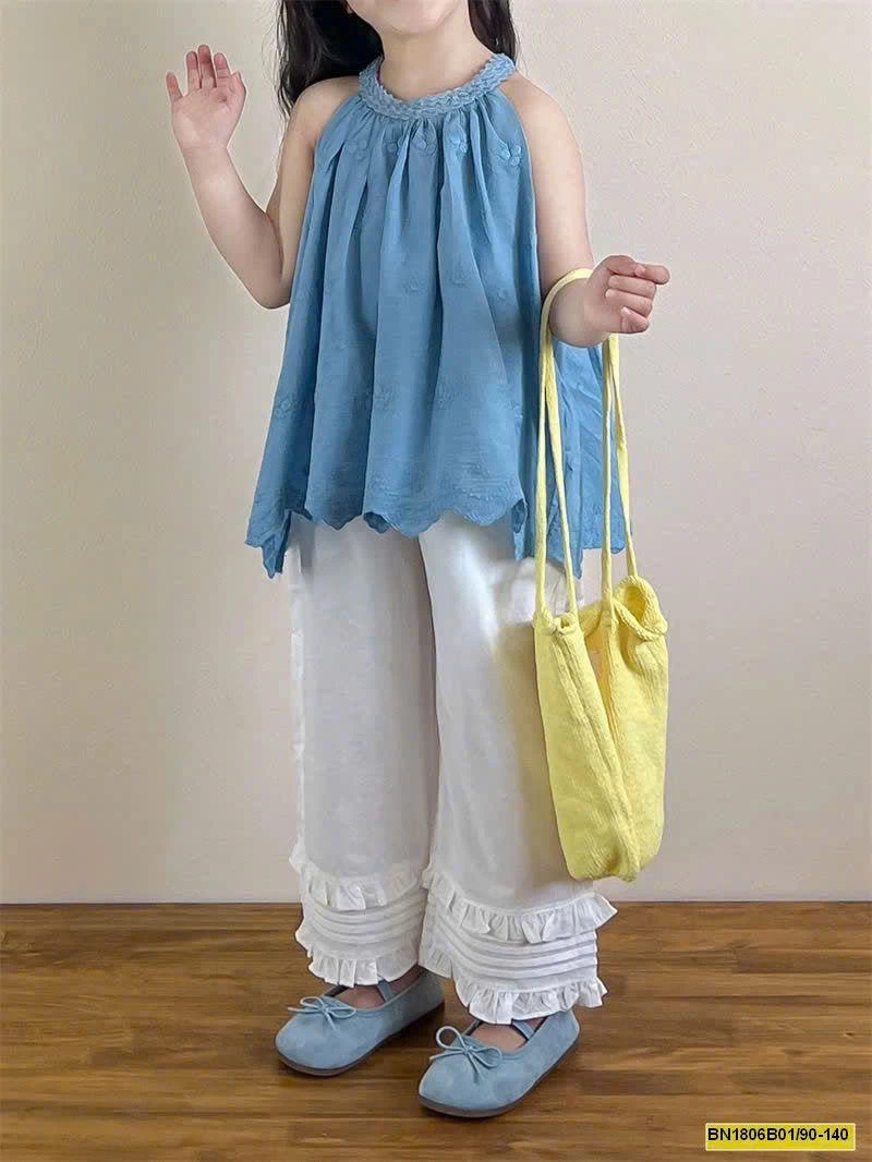 SET ÁO YẾM MIX QUẦN ỐNG SUÔNG BG