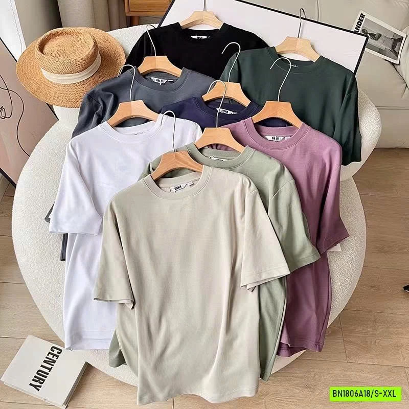 ÁO PHÔNG NAM CỔ TRÒN BASIC