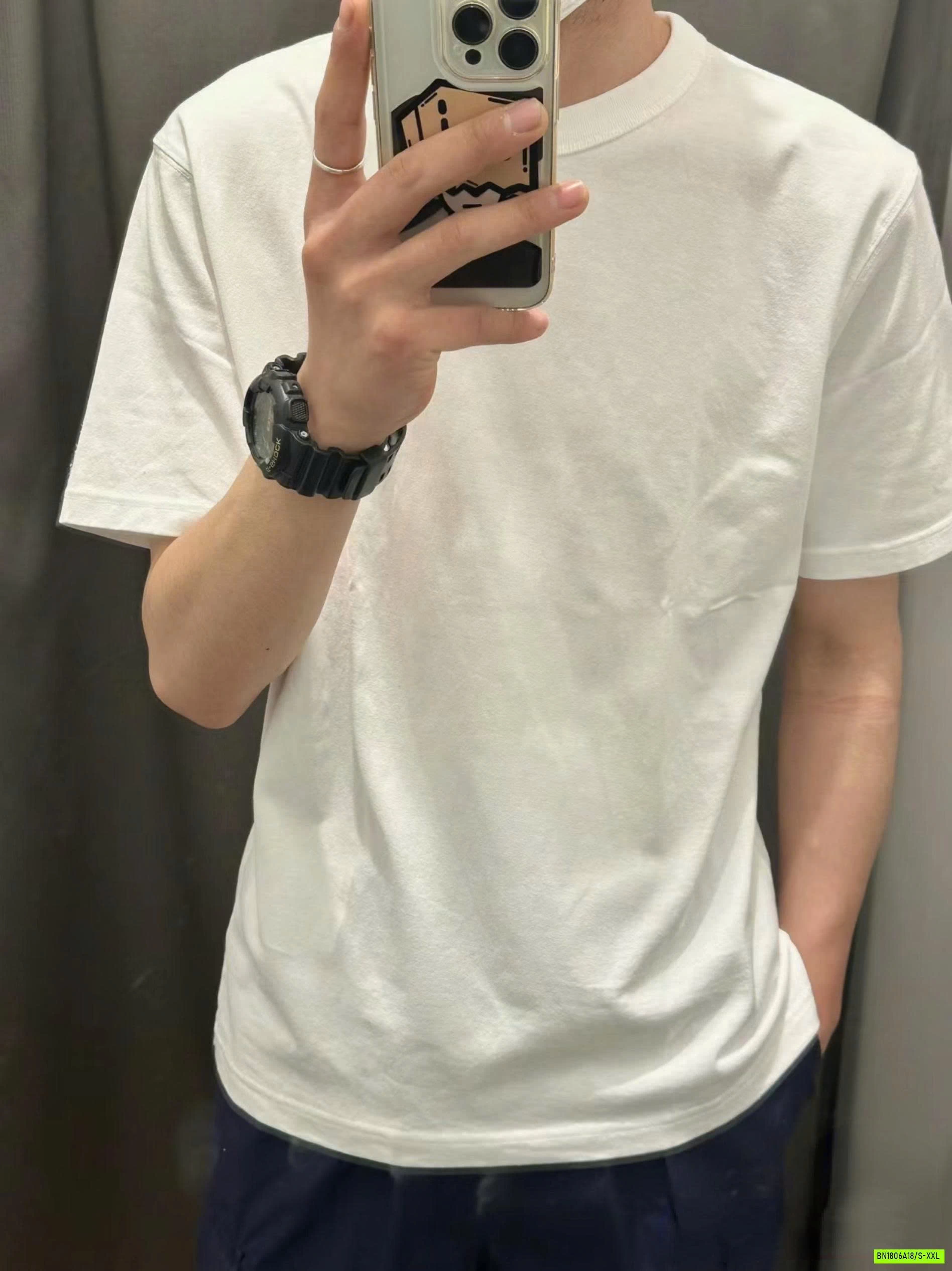 ÁO PHÔNG NAM CỔ TRÒN BASIC