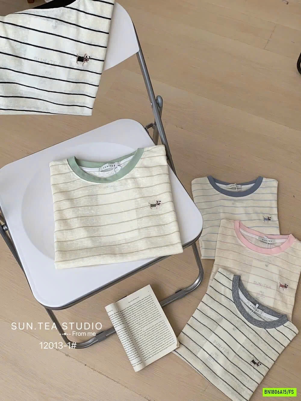 ÁO THUN XƯỚC KẺ NGANG SUNTEA