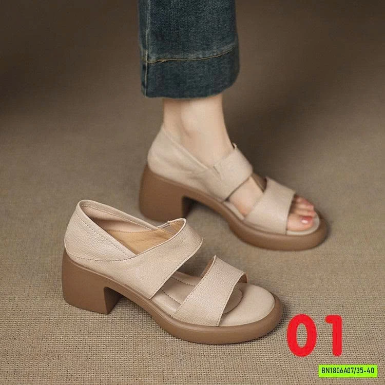 SANDAL ĐẾ CAO GÓT VUÔNG
