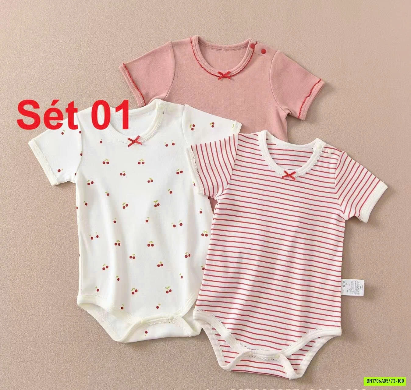 COMBO 3 BODY GIẤY BÉ GÁI