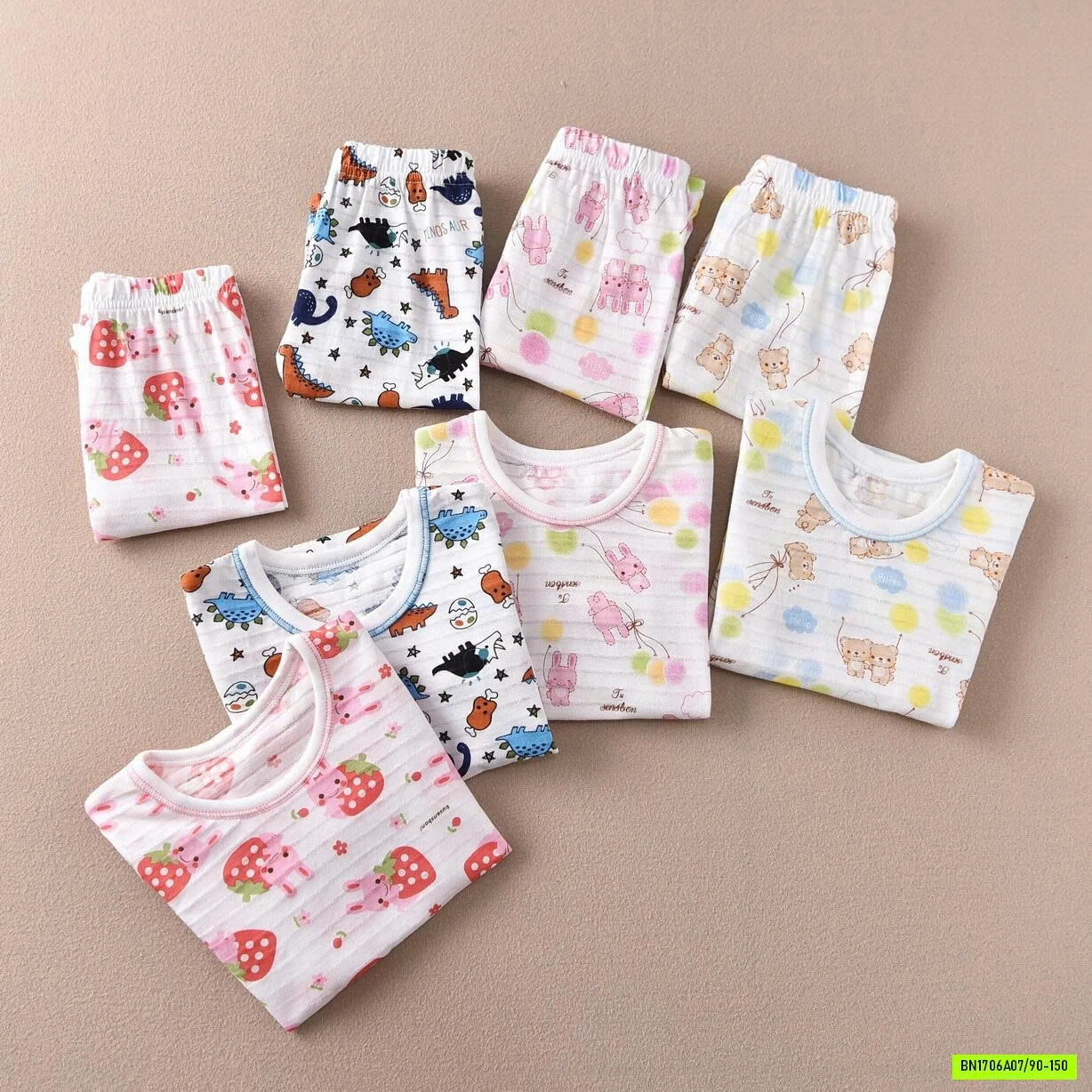 BỘ LỬNG COTTON GIẤY DỄ THƯƠNG