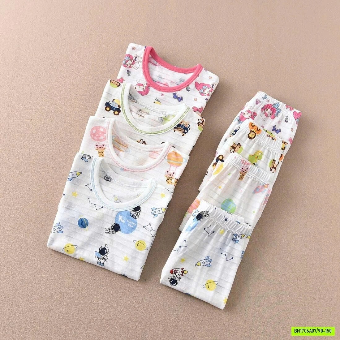 BỘ LỬNG COTTON GIẤY DỄ THƯƠNG