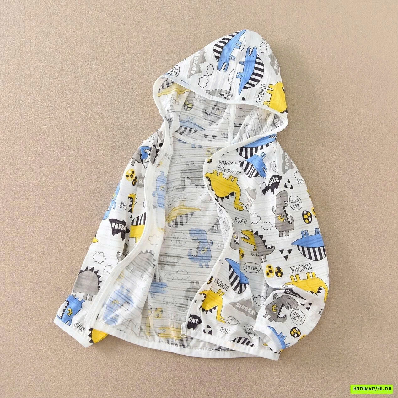 KHOÁC CHỐNG NẮNG COTTON THÔNG HƠI