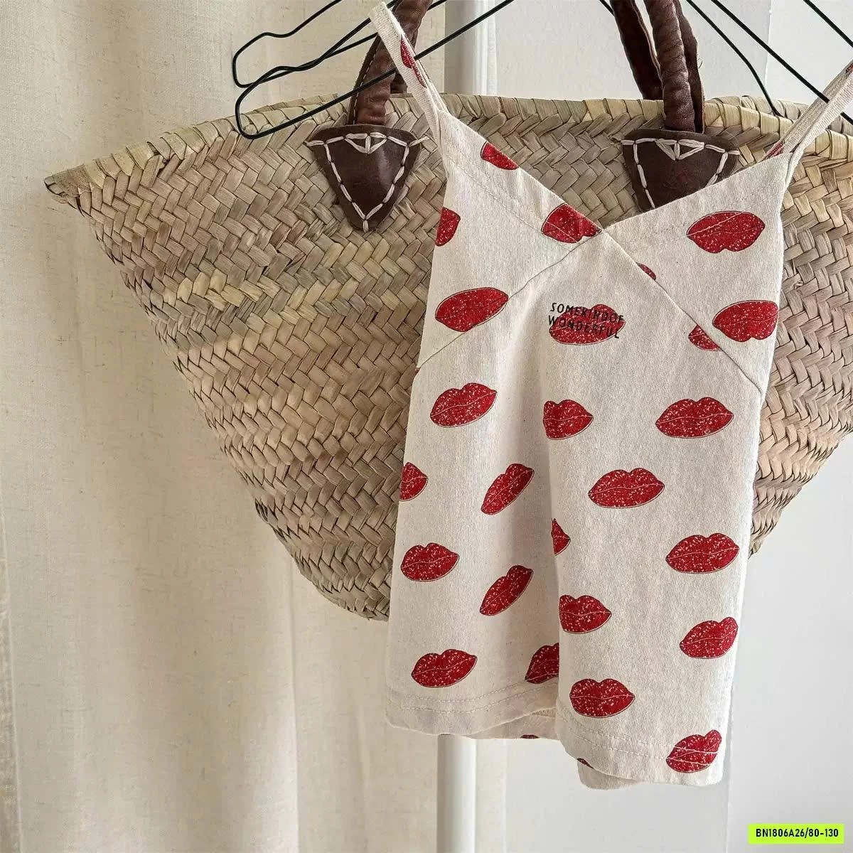 ÁO 2 DÂY MIX QUẦN SUÔNG BÈO ADBABY