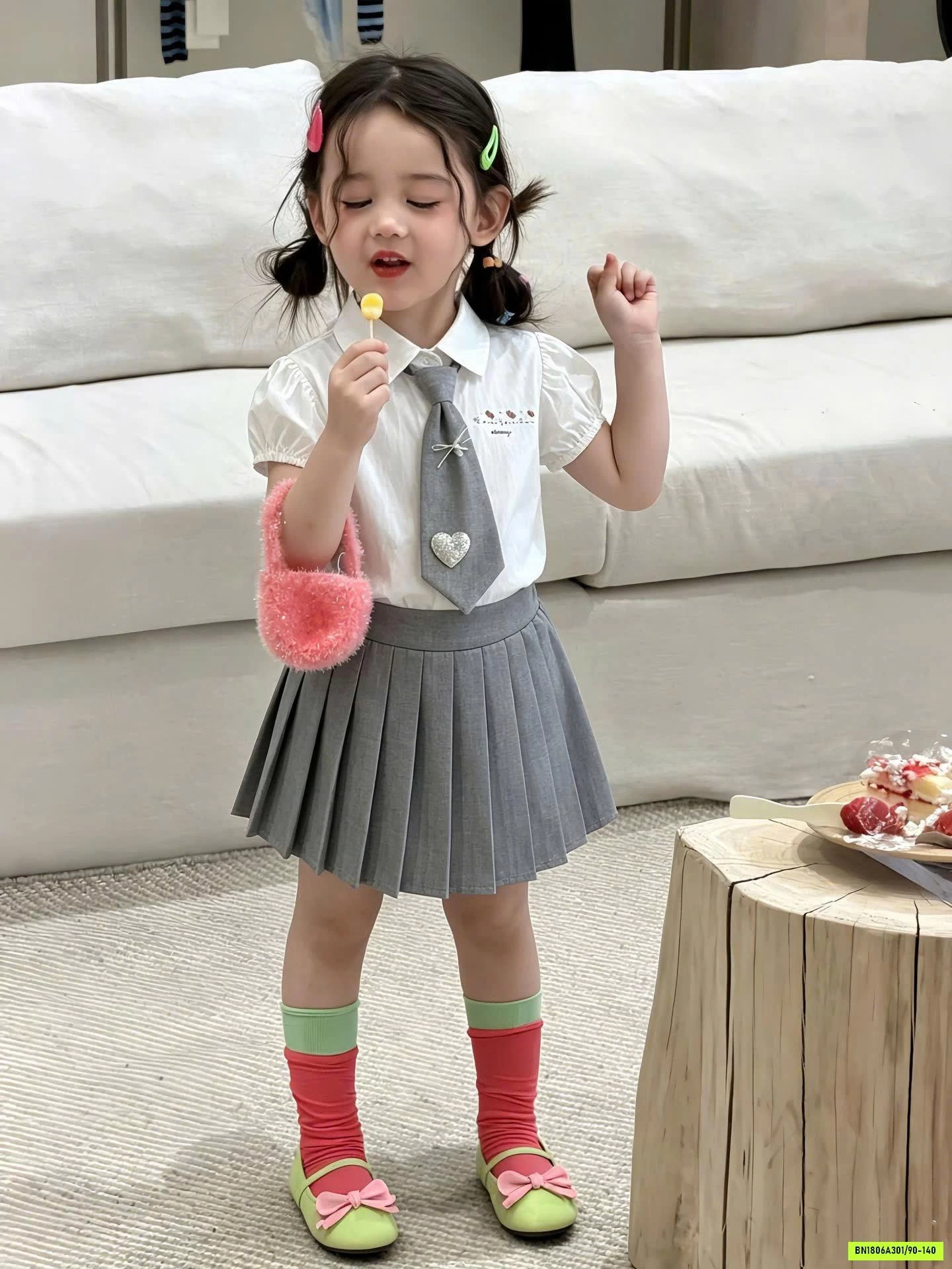 SÉT NỮ SINH XÁM