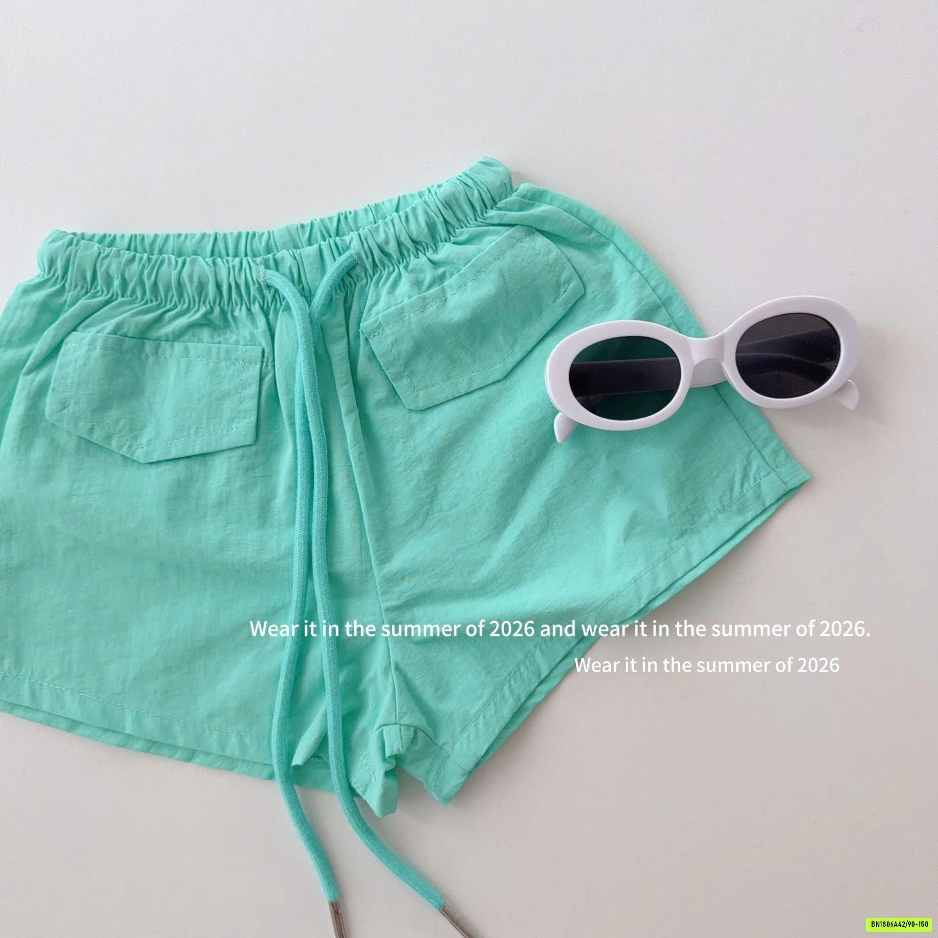 QUẦN SHORT TRƠN MÀU T&QKIDS