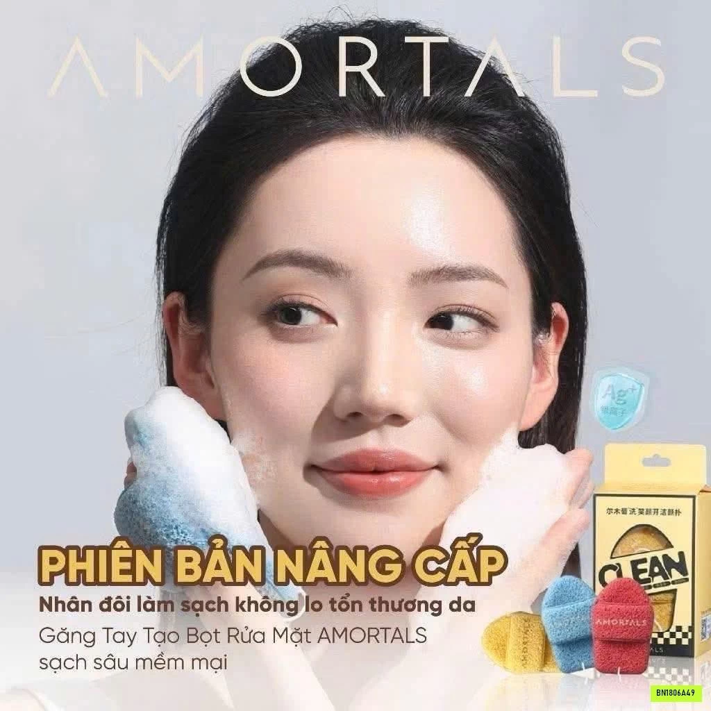 SÉT 3 MÚT RỬA MẶT AMORTALS