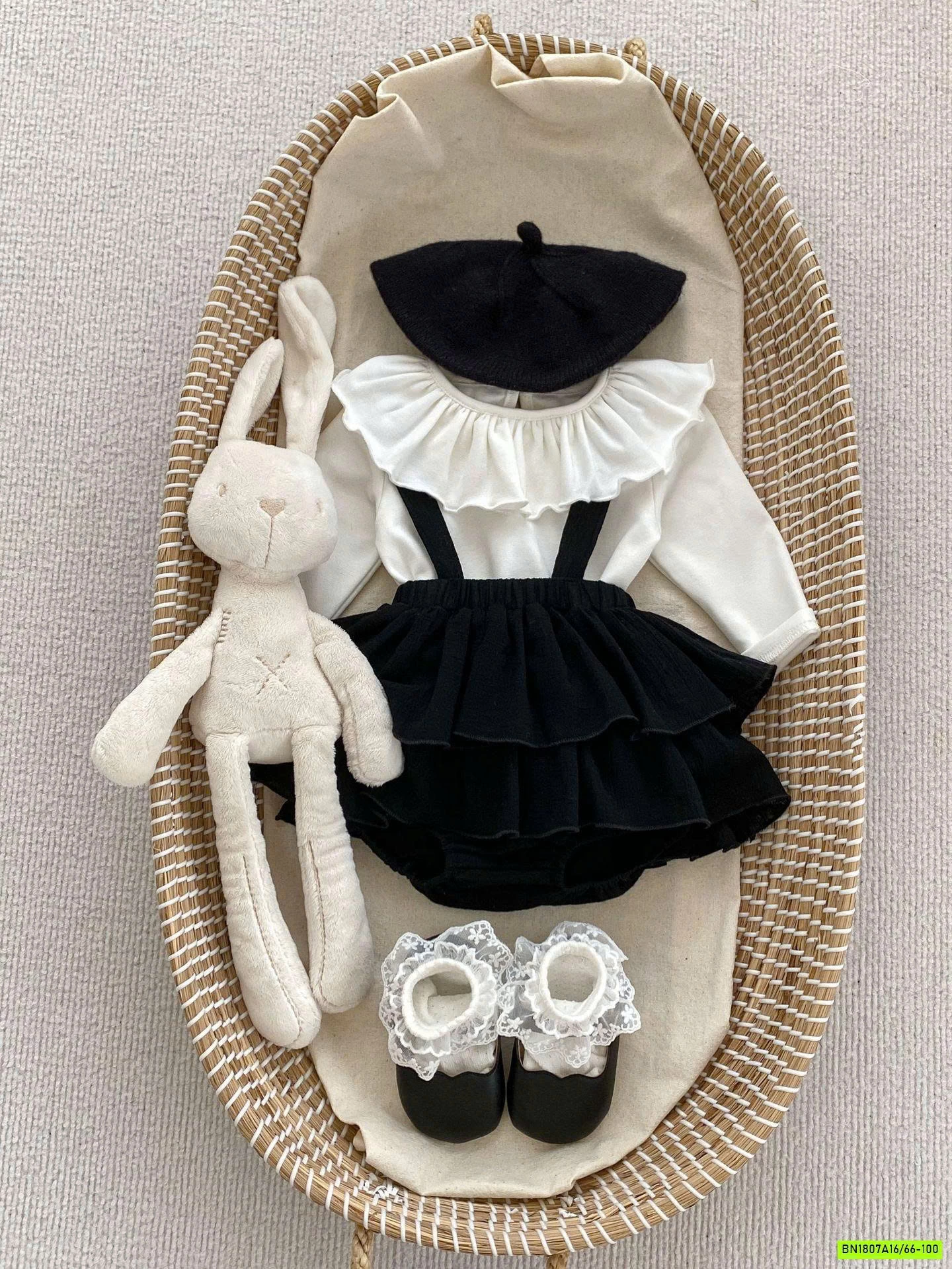 VÁY YẾM MIX ÁO NỈ CỔ SEN